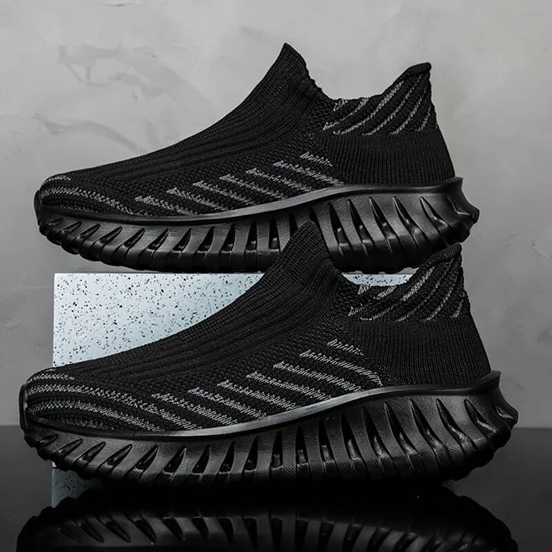 Unisex Socks Summer Platform Breathable Mesh Sneakers Fashion Casual Couple Soft Soles Non-slip Men's Shoes ddmysaturn