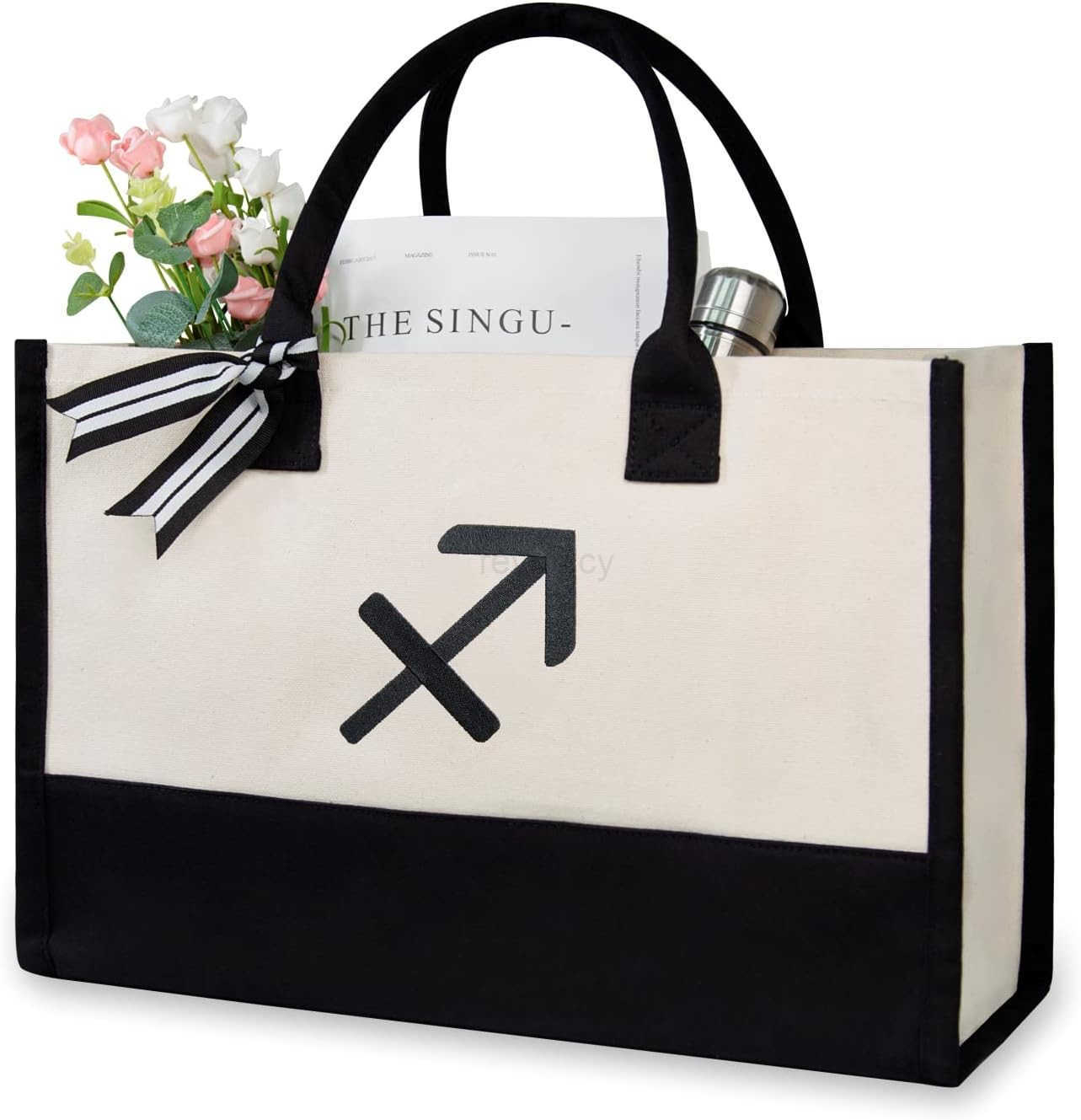 Tote Bag Personalized Present Bag Suitable for Wedding Birthday Beach Holiday is a Great Gift for Women Mom Teachers Friends BriW250904