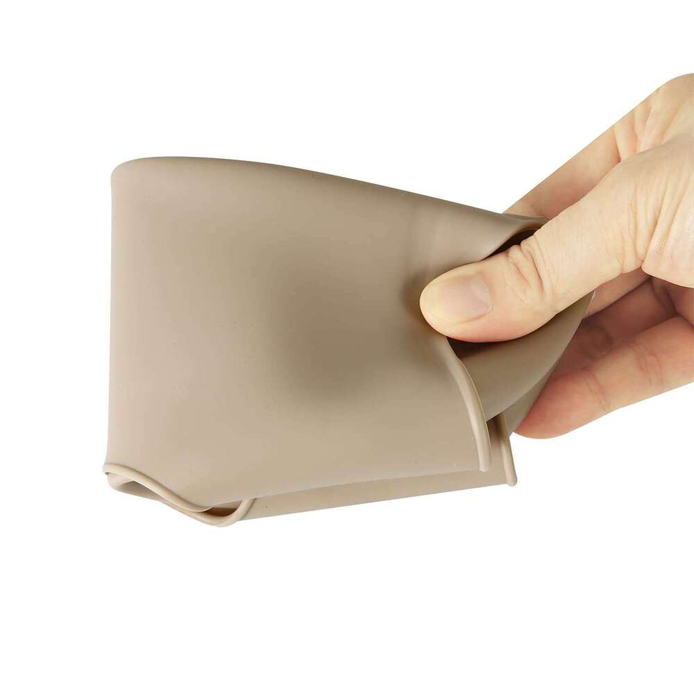 Pandaear 3-Piece Silicone Baby Bibs, Waterproof And Soft, Unisex, 10-72 Months Brown/Blue/Green