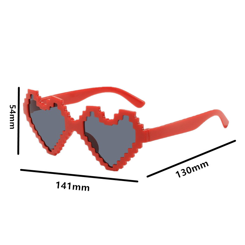 Hilarious Decorative Props Whimsical Sand sculpture inspired Toys Photo Props Heart shaped Glasses for Women at Fun Dance Parties