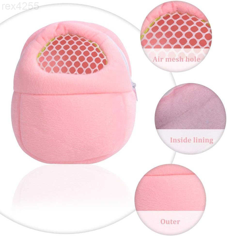 1Portable White Mesh African Hedgehog Hamster Breathable Pet Dog Carrier Bags Handbags Puppy Cat Travel Backpack M White Mesh Pink 18 x 22cm7 x9 inchW