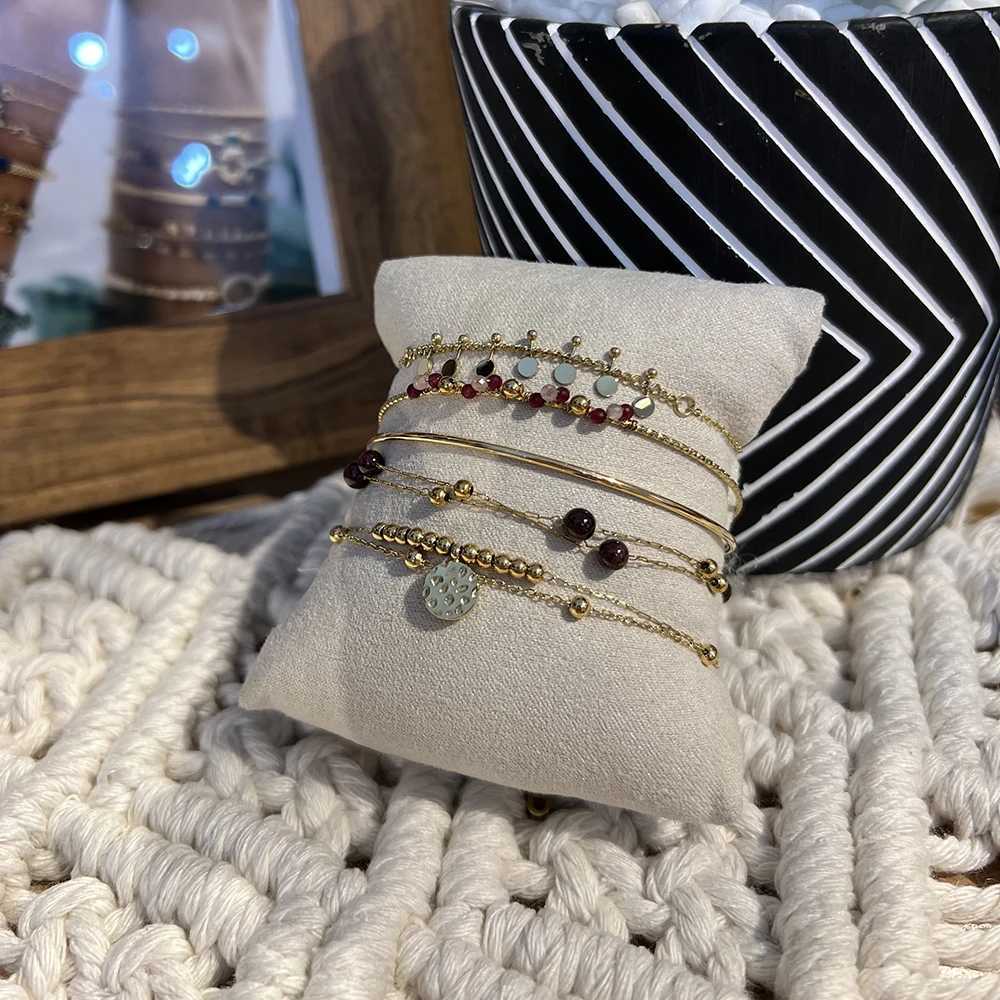 WILD FREE Tren Stainl Steel Bracelets for Women Vintage Sweet Charms Cuff Bangle Jewelry Set Gifts WaterproofXJ250904