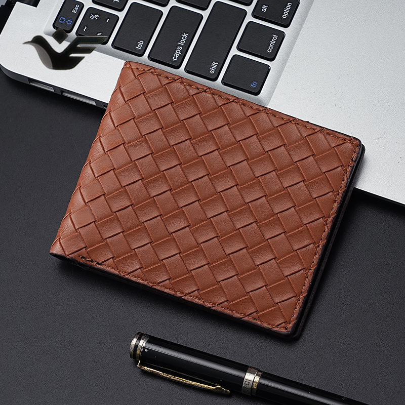 Feiyan Free Shipping New Designer Bag Luxury Shopping Bag Men's Wallet Woven Pattern Fashion Business Bag Casual Dual-use Multi-functional Storag
