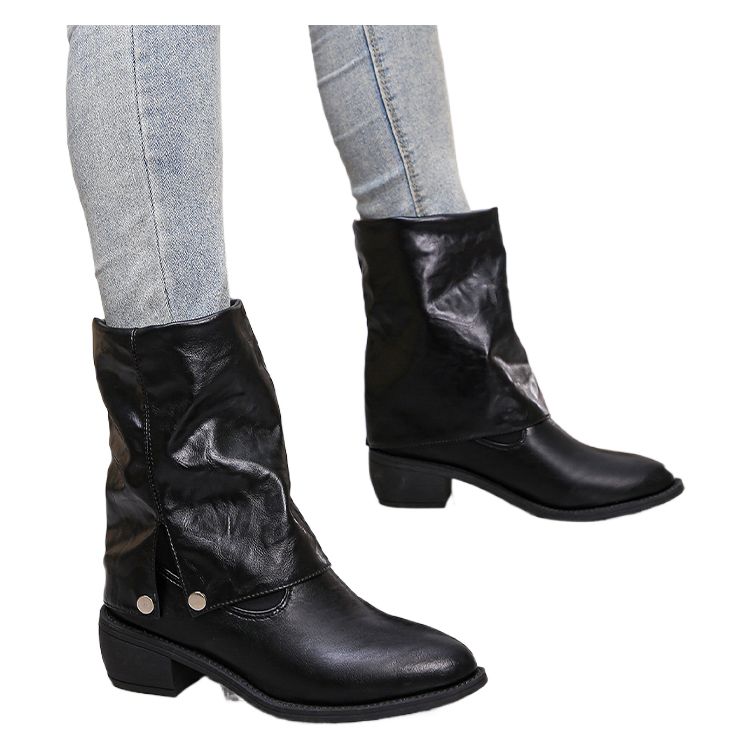 Winter pant leg boots for women - Merlot pointed toe short boots