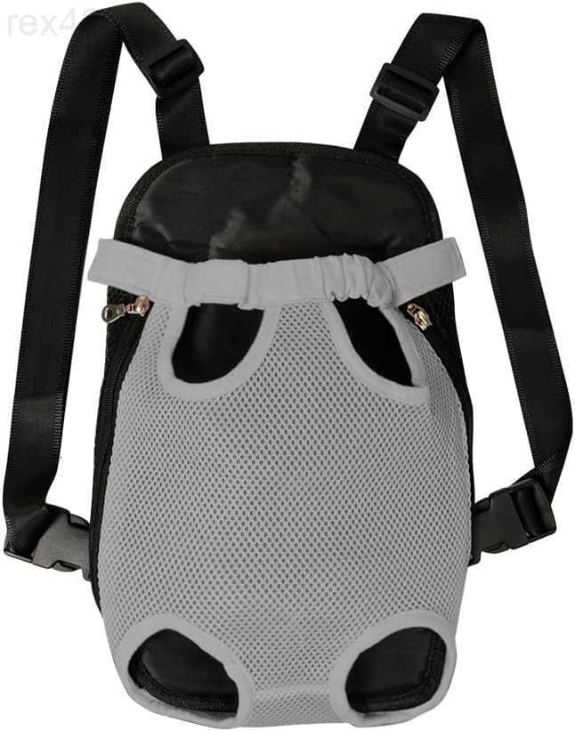 Dog Carrier Backpack Pet Legs Out Front Cat Travel Bag Adjustable Puppy Backpacks Carriers HandsFree for Small Medium Dogs Cats Hiking Traveling Campi