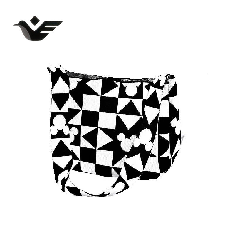 Feiyan Free Shipping New Designer Bag Luxury Shopping Bag Niche Print Women's Printed Shoulder Bag Fashion Casual Trend Polyester Shoulder Bag