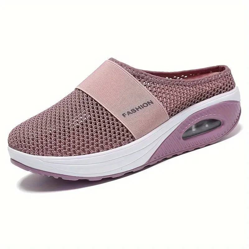 Air Cushion Slip-On Orthopedic Platform Shoes for Mesh Lightweight Wedge Women Sneakers Zapatos De Mujer ddmysaturn