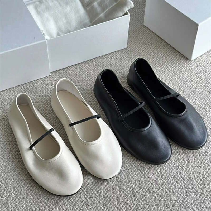 Sheepskin Version ~ 2025 New Genuine Leather Soft Sole Slip-On Designer Shoe Flat Casual Loafers for Women