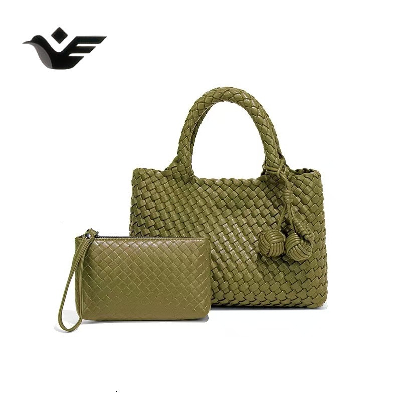 Feiyan Free Shipping New Designer Bag Luxury Shopping Bag Niche Woven Handbag For Women Leather Casual Shoulder Bag Versatile Handheld Small Tote Bag
