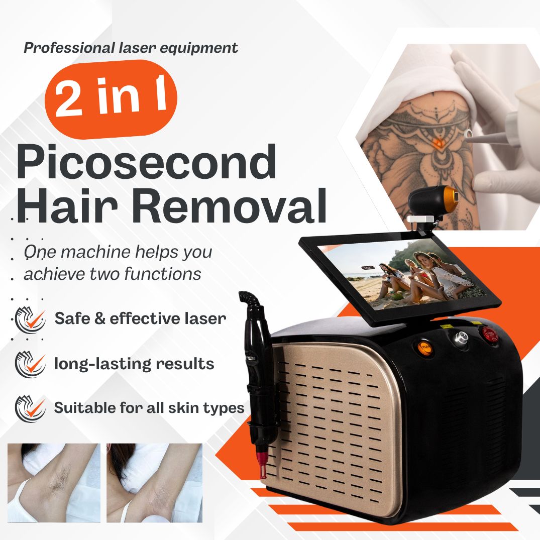 High Quality Diode Laser Hair Removal Equipment With Picosecond Laser For Tattoo Removal Pigment Elimination And Skin Firming Professional Beauty Salo