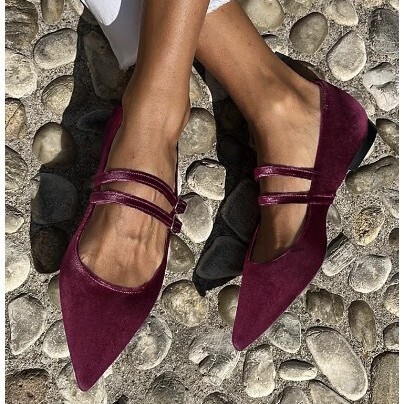 2025 new fashionable single shoe pointed designer women's shallow mouth single shoe