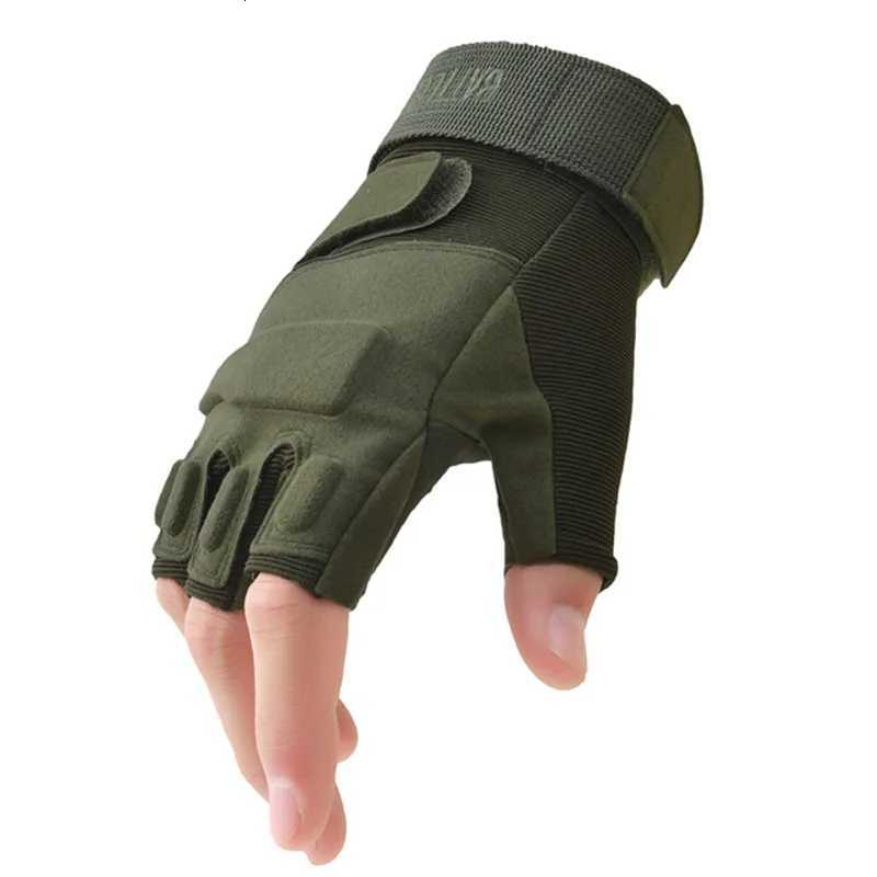 Newly Fingerss Tactical Gloves Fitn Gym Sports Men Women Antiskid AntiSlip Cycling Half Finger Ma Tactical GlovesXJ250904