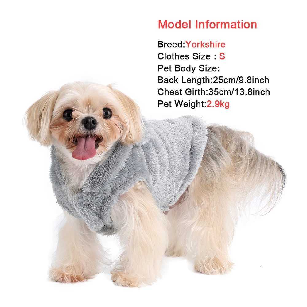 Soft Fleece Pet Dog Clothes Cute Hoodie Coat For Small Medium Dogs Cats Autumn Winter Puppy Hooded et Sweater Pug Apparel W250904
