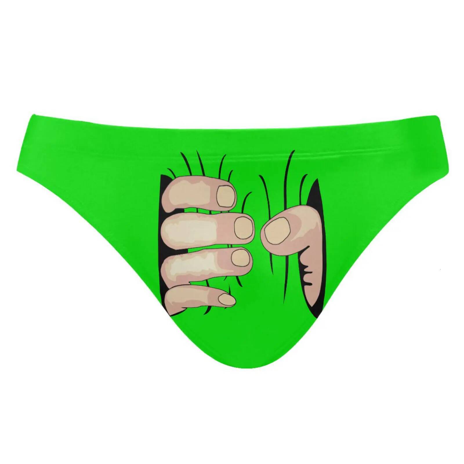 New Sexy Men Swimwear Polyester Quick Dry creative design Swimming Briefs Gay Low Waist Swimsuits Beach Pool Spa Bathing Panties