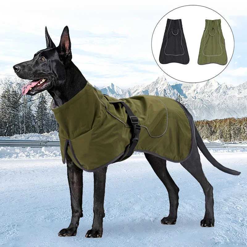 Clothes For Large Dogs Winter Warm Big Dog Vest et Waterproof Pet Dogs Coat Greyhound Doberman Clothes For Medium Large Dogs W250904