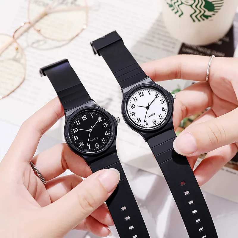 Exam Watch Silicone Strap Simple Wen Watch Student Ladies Quartz Wristwatch Waterproof Round Small Dial for Wen Reloj Mujer X250904