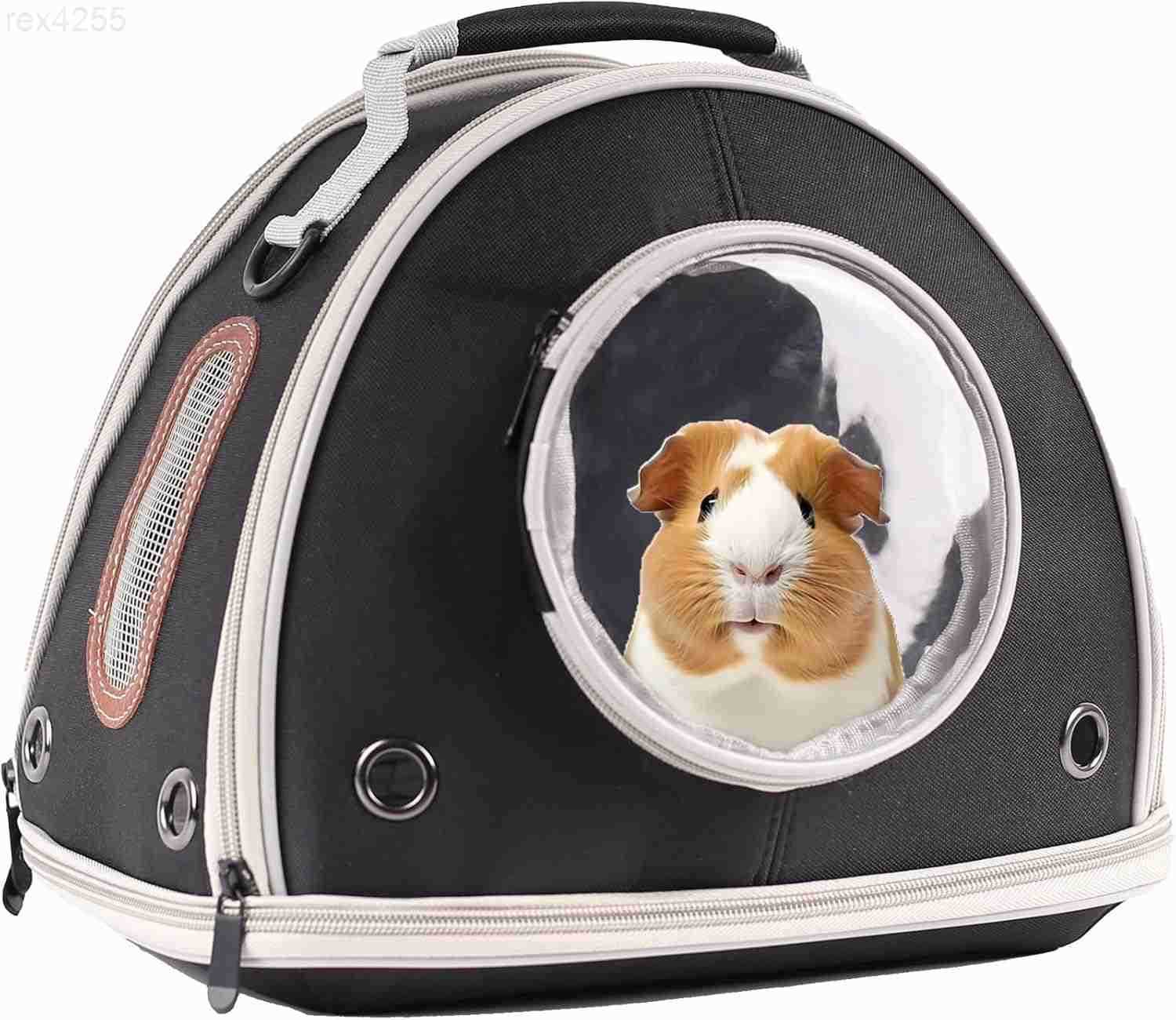 Pig Travel Carrier Cage Portable Carry Bag for Two 2 Pigs Reptile Bearded Dragon Lizard Carrier Bag for Small Animals Hamster Hedgehog Bird Bunny Kitt