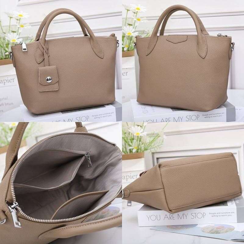 Genuine Women's Top Layer Cowhide, Togo Commuter Bag, Soft Leather Handbag, Crossbody Bag 7716