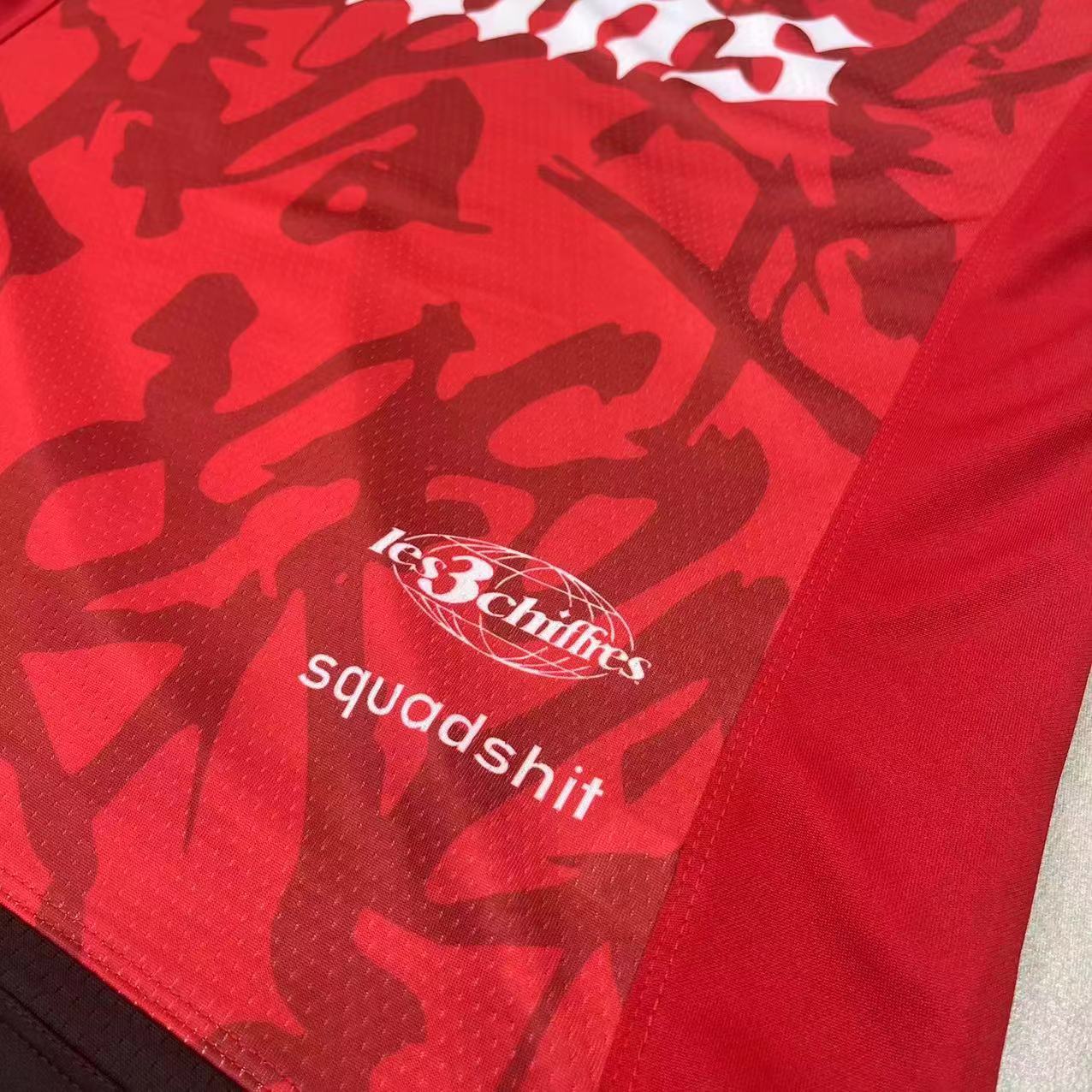 Fans Tops&Tees 2025 -selling Embroidery Model "APESHIT X LA SECTE3D Printed Summer And Women's Quick-drying Breathable Sports T-shirt".