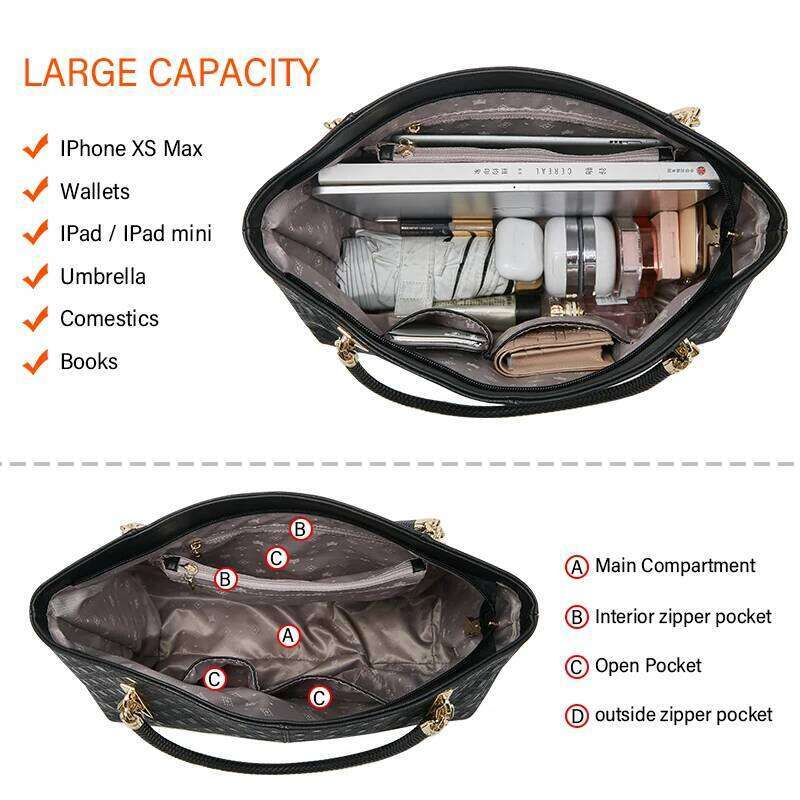 FOXER Brand Genuine Leather Handbag Winter Women Original Design Shoulder Tote Large Capacity Lady Bag Chrismas Gift