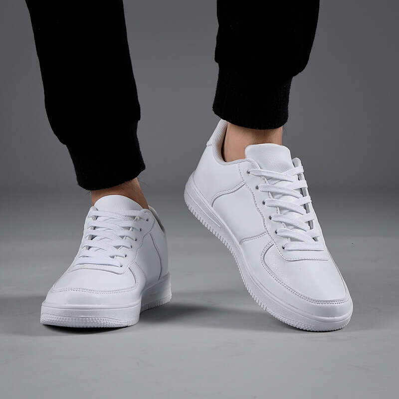 Large Size 46 47 48 49 50 Men's Casual Sneakers Couple Korean Style Trendy Unisex White Shoes