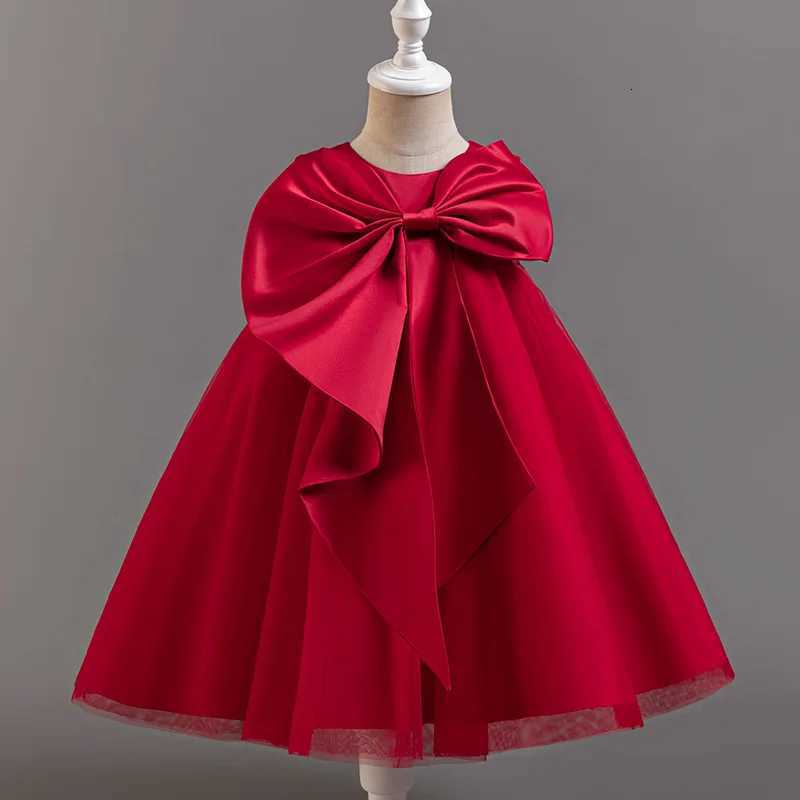Toddler Girl Dress 0-4 Years Flower Bow Dress Christmas Halloween Princess Dress Childrens Dress Birthday Party Girl Dresses Z250904