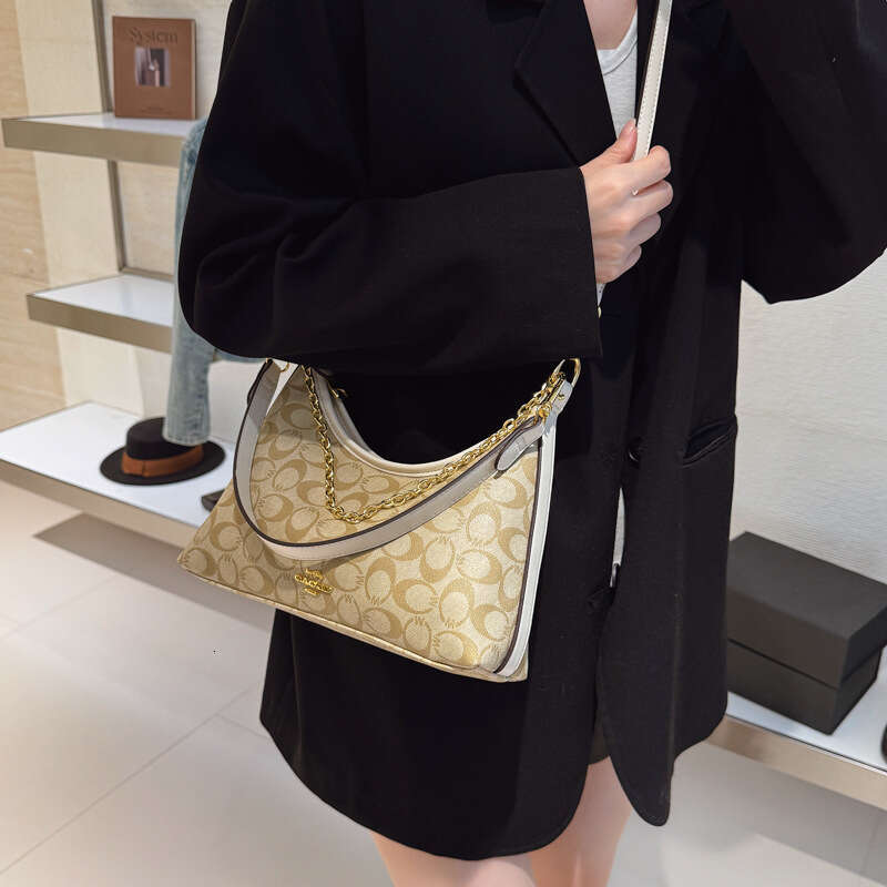 Fashion Womens Luxury Bags Crossbody Bag for Women 2025 New Printed Crescent Women's Shoulder Crossbody Bag Trendy