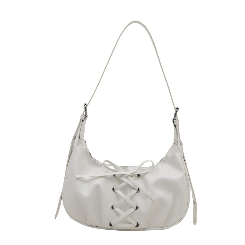 2025 autumn new large capacity fashionable crossbody bag niche design versatile bow knot women's armpit bag designer shoulder bag