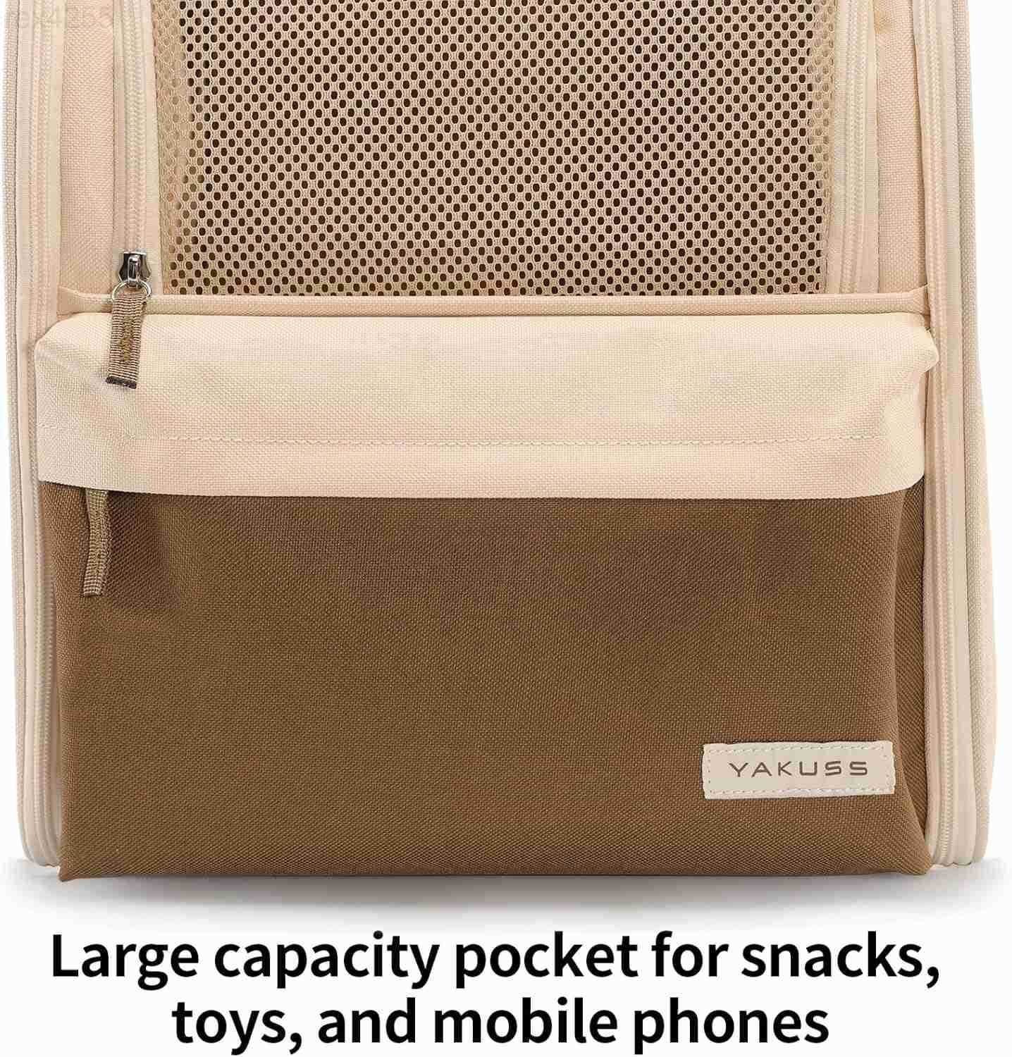 Cat Carrier BackpackSteel Wire Frame More Stable600D WearResistant Oxford Fabric Dog Carrier Cat Backpacks Suitable for TravelW250904