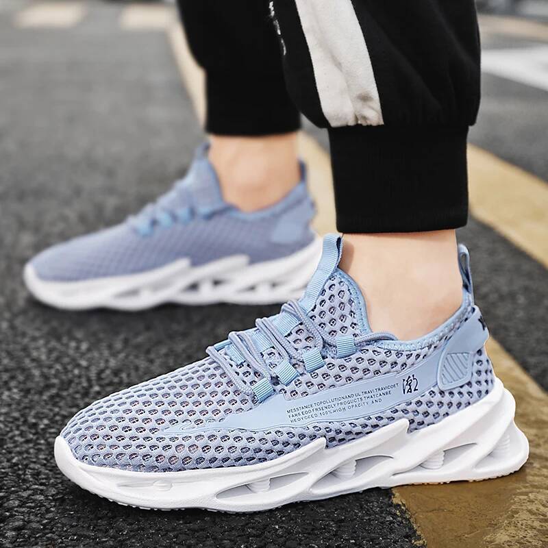 Men Summer 2023 New Breathable Mesh Hollow Tennis Man Running Sneakers Casual Sports Walking Shoes Tenis Masculino ddmysaturn