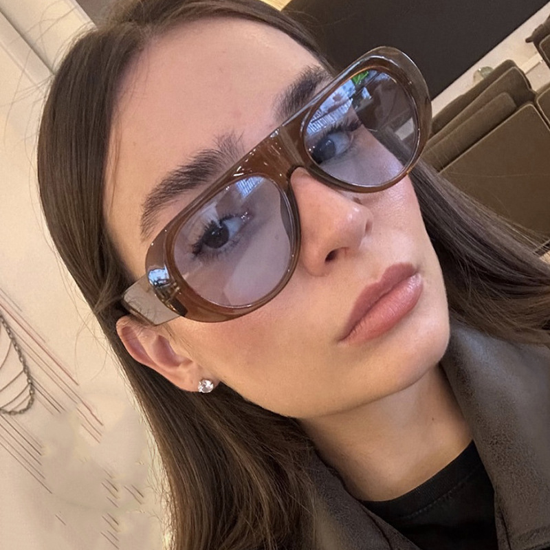 Unisex Vintage Style Sunglasses, Modern Summer Trendy Casual Sunglasses for Everyday Use, Fashion Sunglasses for Outdoor Activities, Mother's Day
