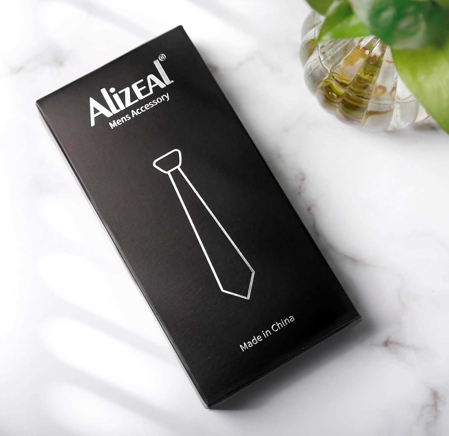 Mens 315inches Rose Pattern Necktie with Floral Handkerchief SetW250904