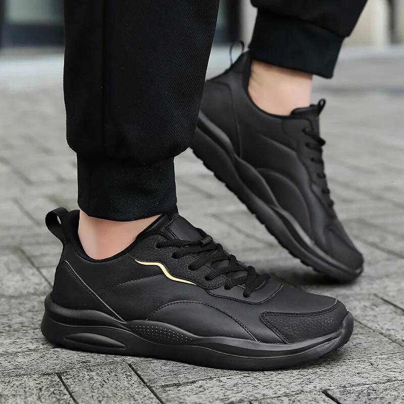 Casual Sports Lightweight Outdoor Walking Simple Men Single Small Black Shoes Large Size 48 Sneakers ddmysaturn
