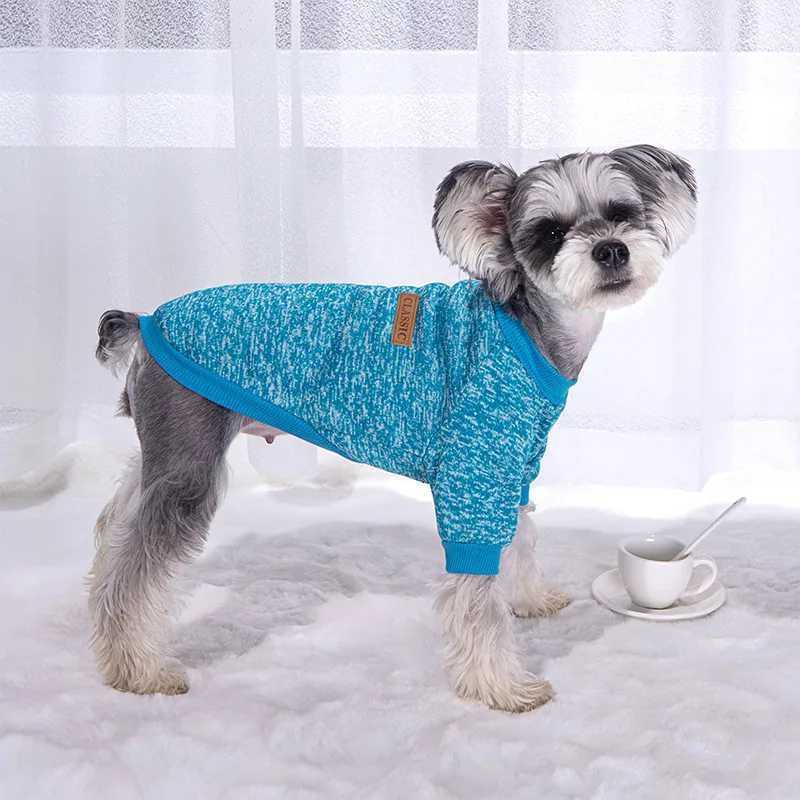 Puppy Cat et Winter Warm Dog Clothes for Small Dogs Chihuahua Coat Schnauzer Pug Clothing Sweatshirts Casual Pet Costumes W250904