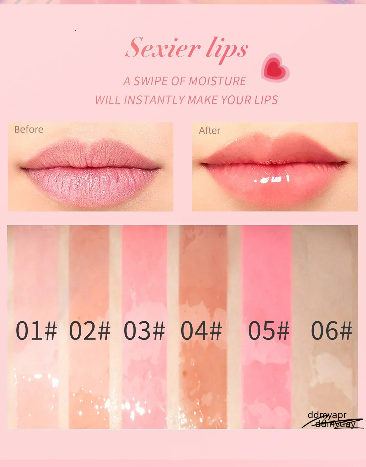 Crystal Jelly Moisturizing Plumping Gloss Makeup Sexy Plump Glow Oil Tinted Lip Plumper Set 250712 Ddmyday