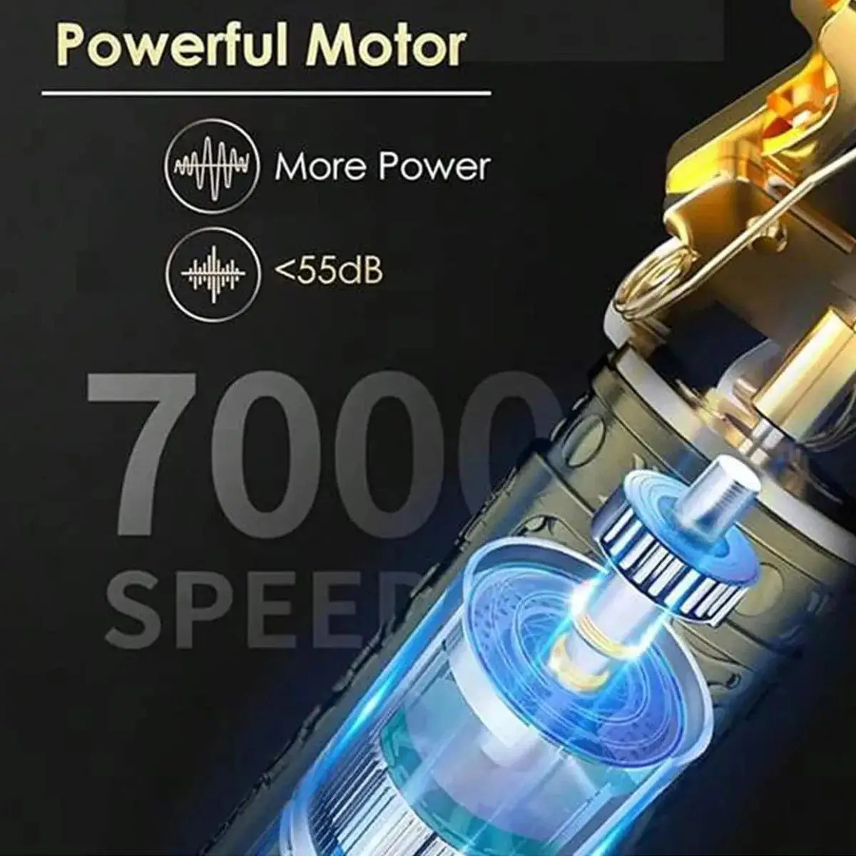 LCD Electric Hair Clipper for Men Oil Shaving Head Pusher Sculpture Shaver Rechargeable Trimmer Hairdressing Set Gifts 250825