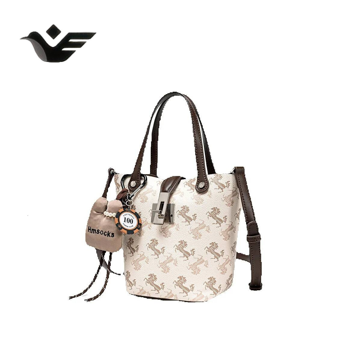 Feiyan Free Shipping New Designer Bag Luxury Shopping Bag Women's Bag Niche Design High-end Handheld Basket Bag Classic Retro Versatile Shoulder 