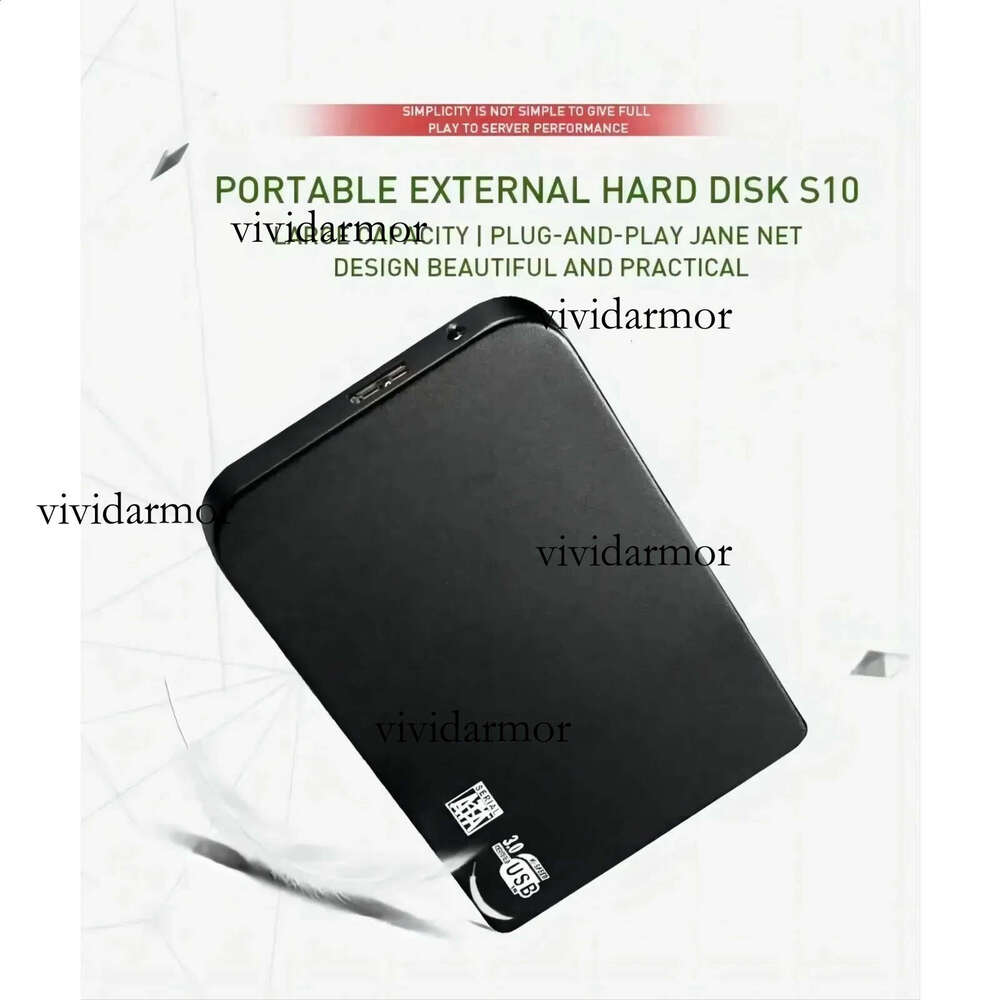 Portable SSD 1Tb Large Capacity Solid Hard Disk 2Tb4tb Highspeed External Drive Usb30typec For Laptopdesktopphone 240828