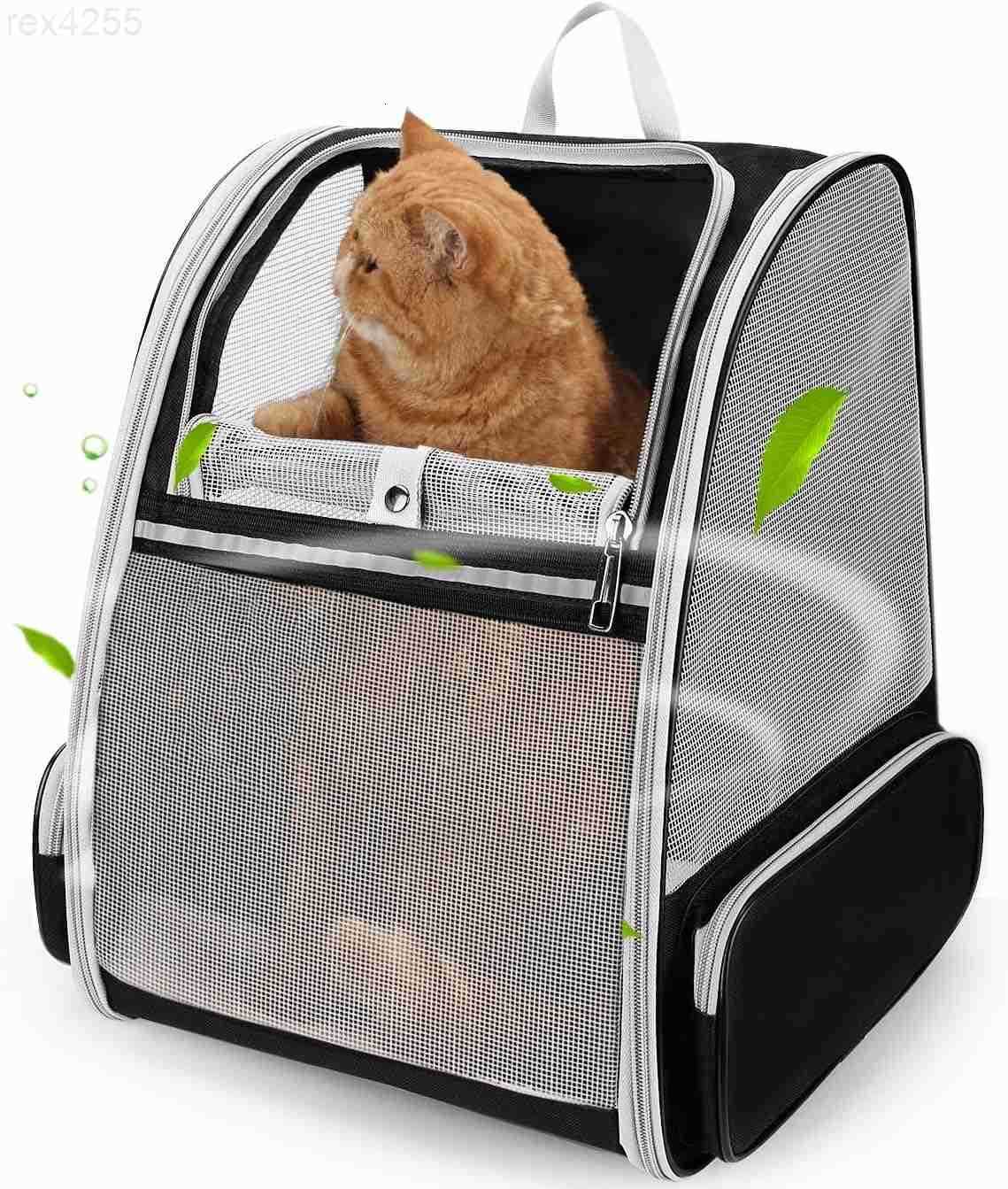Cat Backpack Carrier Ideal for Small Animals Puppies Outdoor Adventures Vet Transport Fully Ventilated Design for Ultimate Comfort OnTheGoW250904