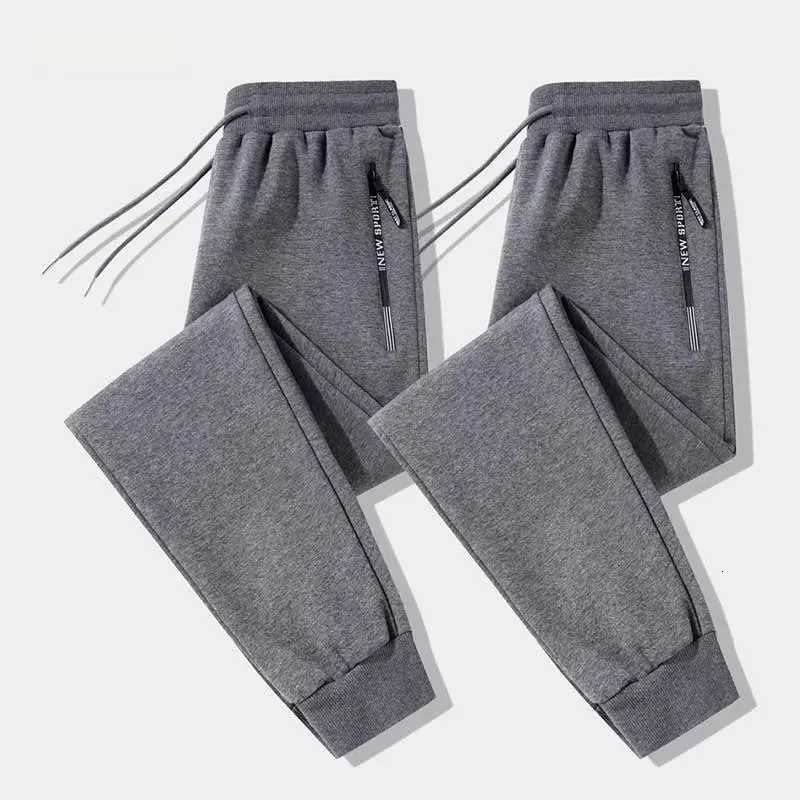 Mens casual pants spring and autumn new loose straight leg long pants bundle feet all fashion sports sweatpantsXJ250904