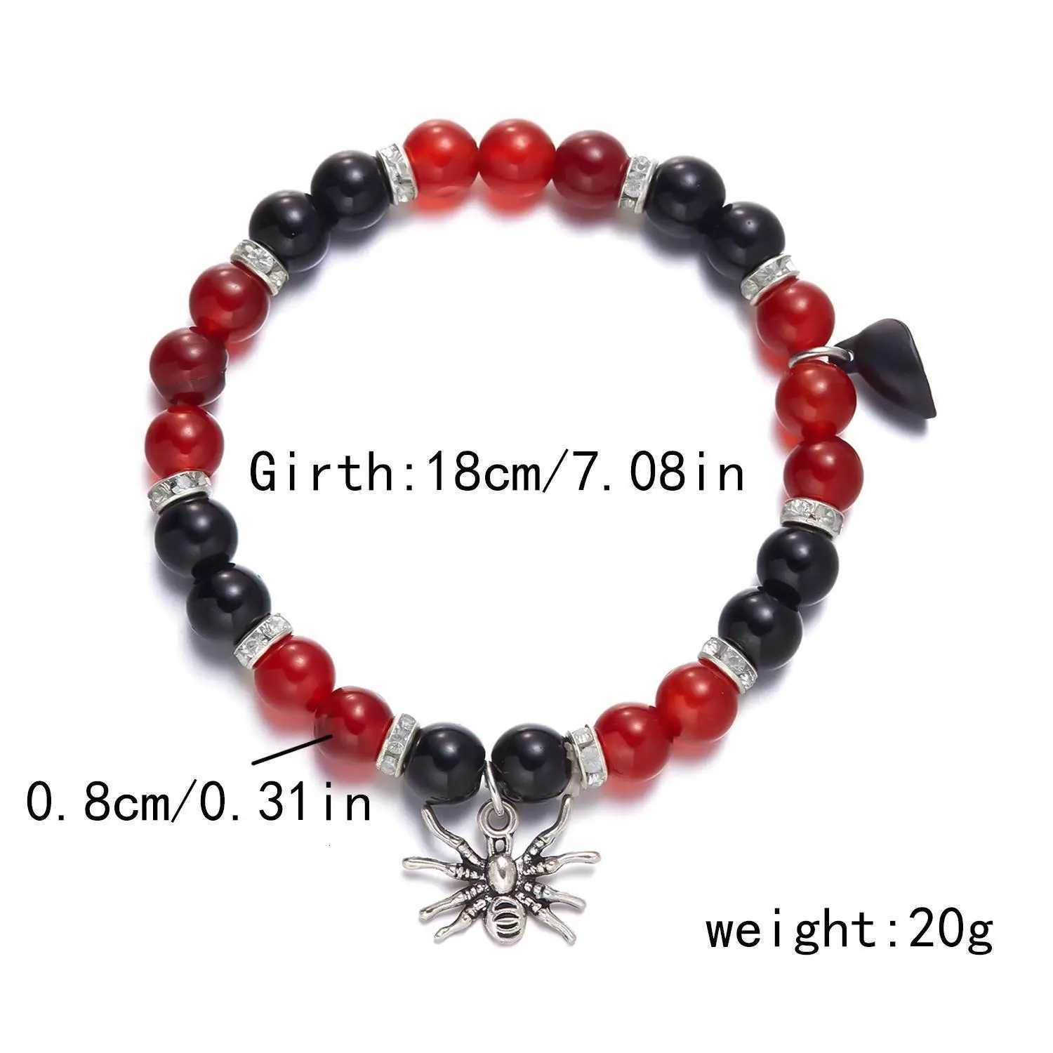 Spider Matching Friendship Bracelets for Couples Spider Charm Bracelets Magnetic Friendship Bracelets for 2 Halloween Bracelets W250904
