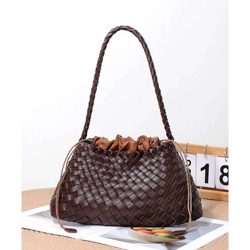 Hot Selling Women's Shoulder Bags Leather Woven Tote Handbag Purses High Quality Designer Top-Handle Underarm Braided Bag Designer Bags