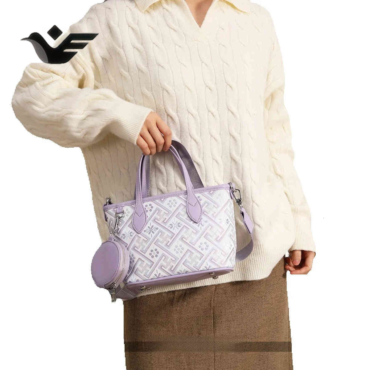 Feiyan Free Shipping New Designer Bag Luxury Shopping Bag Foreign Trade Tote Bag High-end National Light Luxury Versatile Handbag Crossbody Bag For Wo