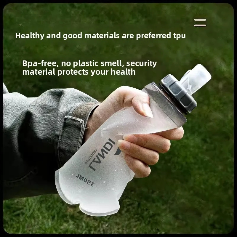 TPU sports bottle foldable soft bag outdoor running mountain climbing marathon pocket portable water cu Z260202