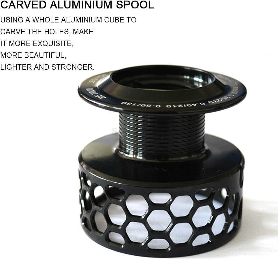 Spinning Fishing Reels 121BB Ultra Lightweight Carved Aluminum Spool Reels Affordable Smooth Spinning Reels W250904