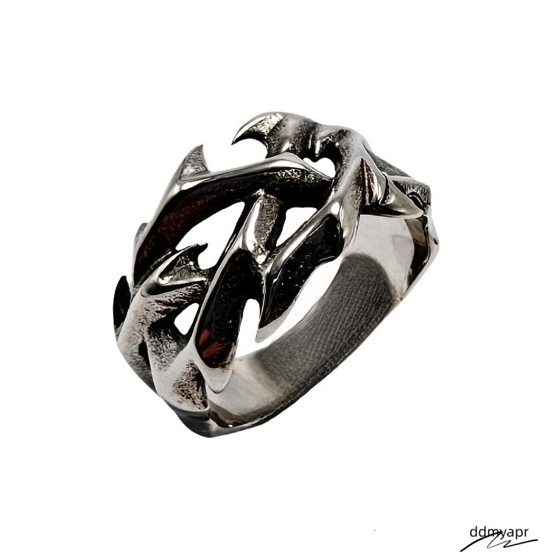 Designer Rings Fashion Black Gun Plated Thron For Men Copper Retro Branch Ddmyday Opening Ring Geometric High Quality Charm Jewelry Ddmyday Ddmyday Dd