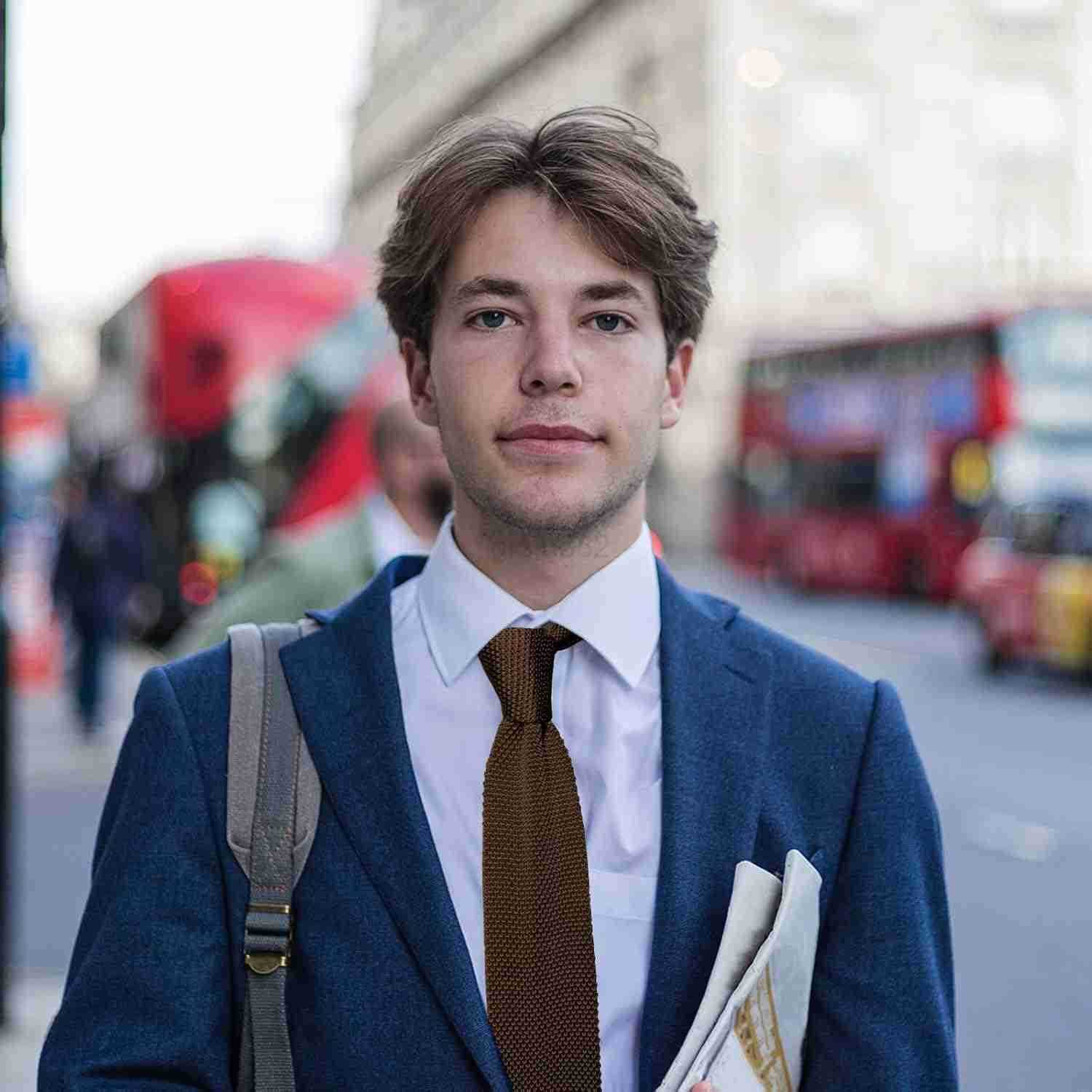 Ties for Men Pure Color 276 Skinny Neck Tie Formal Business Knitted Tie for Daily Wedding PartyW250904