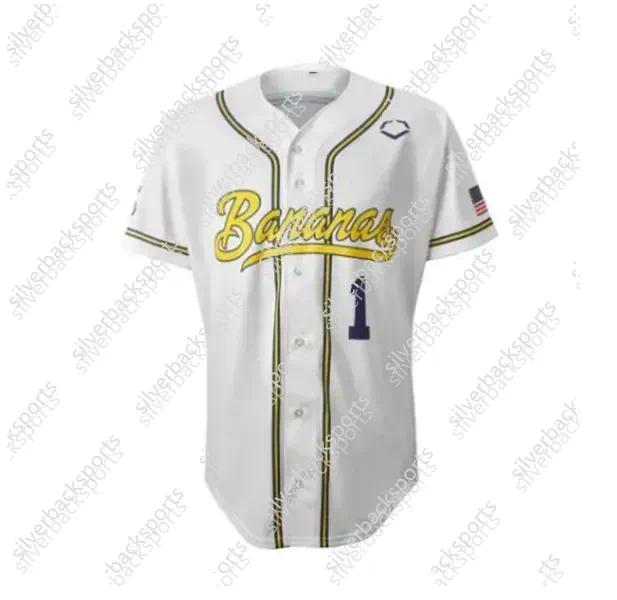 Savannah Bananas K. Jackson 4 Custom Baseball Jerseys Mens Womens Youth 333