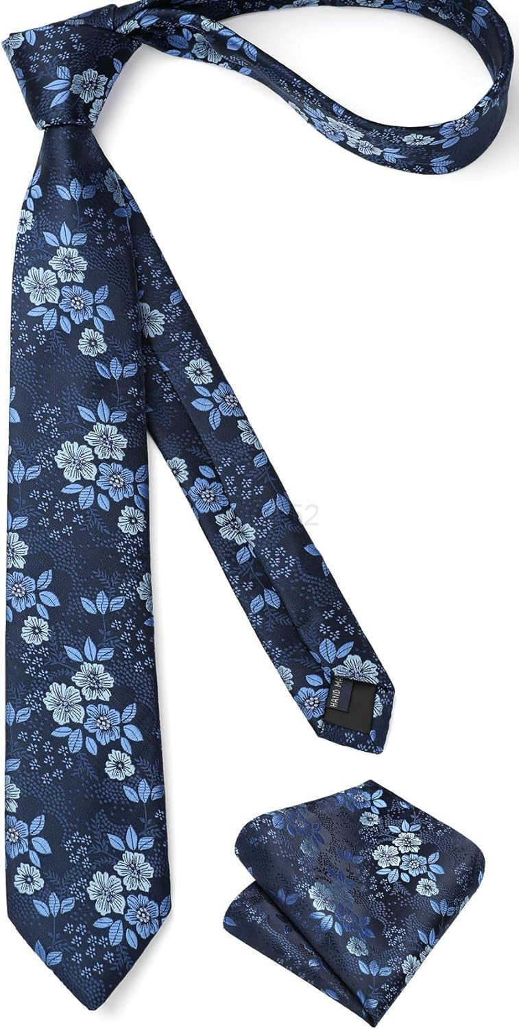 Boys Tie Kids Necktie with Pocket Square Set Ties for Boy Formal Neck Strap Youth Tie for Kids Party SchoolW250904