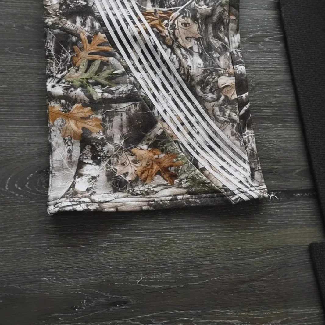 Leaves Print Long Pants Streetwear Hip Hop Unisex Casual Camo Baggy Trousers Sweatpants Men Trousers Y2K Men Women ClothingXJ250904